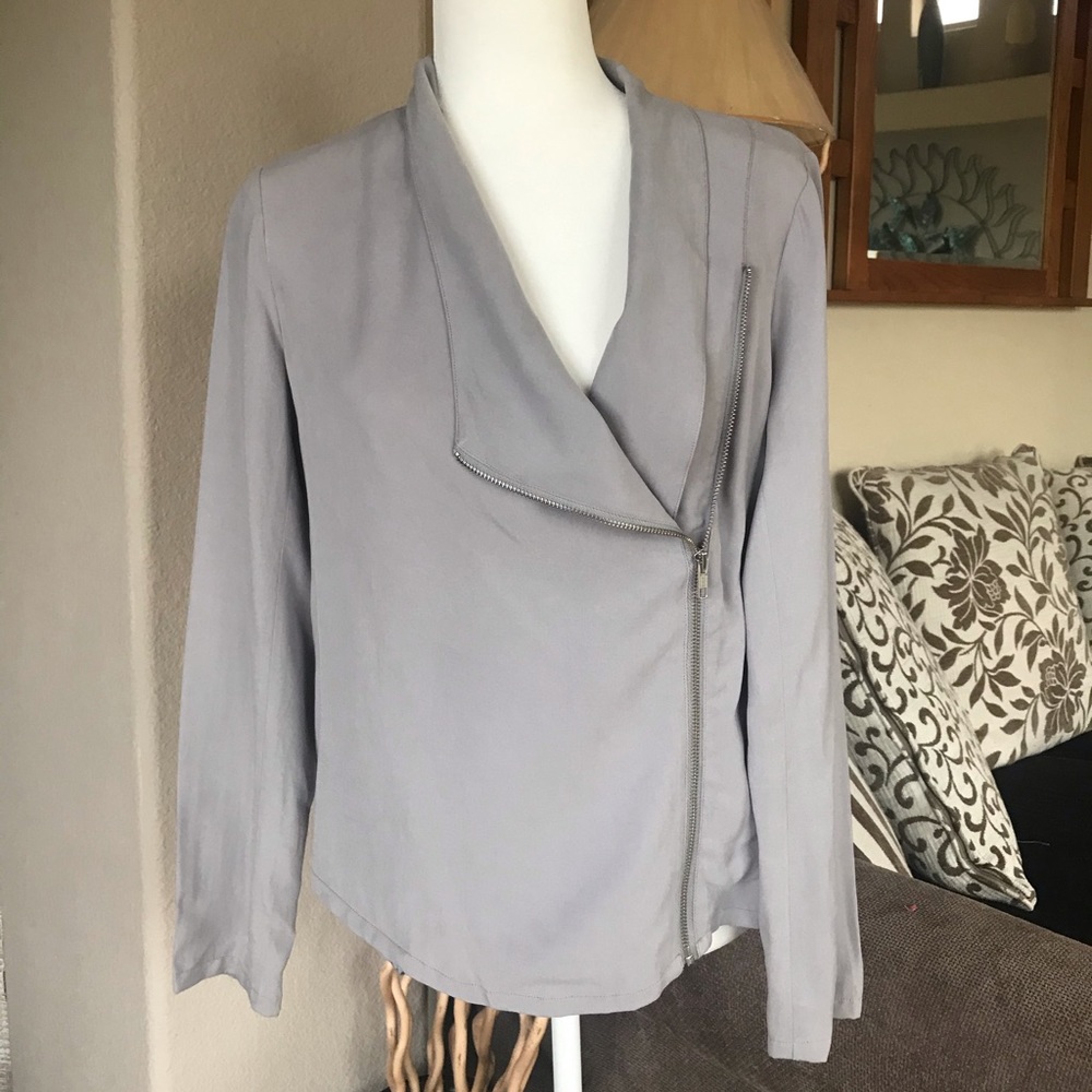 Trouve Draped Moto Jacket
